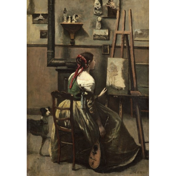 Studio Artysty, Jean Corot, 1868 (104 el.) - Sklep Art Puzzle